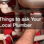 Things to ask Your Local Plumber