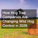 How Hog Trap Companies Are Changing Wild Hog Control in 2026